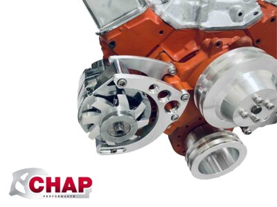 Small Block Chevy Alternator Bracket Camel Heads LWP