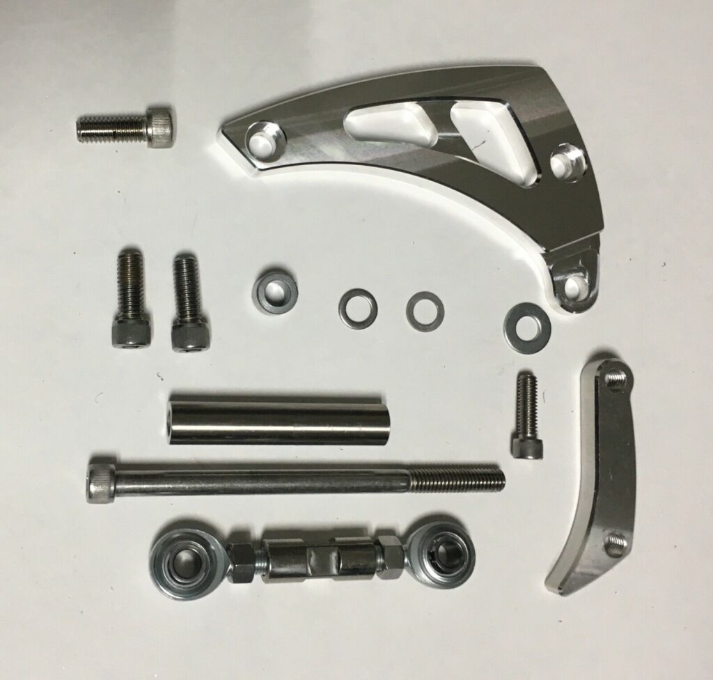 thumbnail image 2 of SRS Gilmer Drive Aluminum Alternator Bracket & Pulleys Kit For Small Block Chevy SBC 350 400 2 of 3