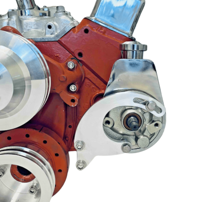 thumbnail image 2 of Chap Performance Small Block Chevy Saginaw Power Steering Bracket – Camel Head PS, LWP, SBC 2 of 3
