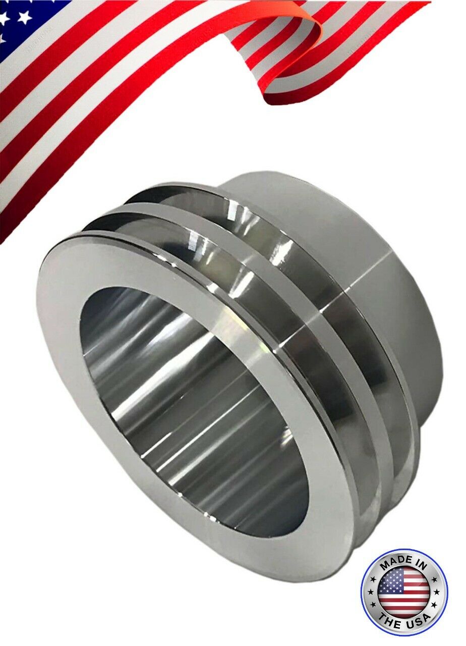 Big Block Chevy Crank Pulley | 3V Groove V-Belt For 396 427 454 BBC Long Water Pump