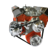 Small Block Chevy Serpentine Pulley Conversion Kit Alt Only LWP - Image 3