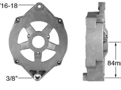 Small Block Chevy Serpentine Pulley Conversion Kit Alt Electric WP