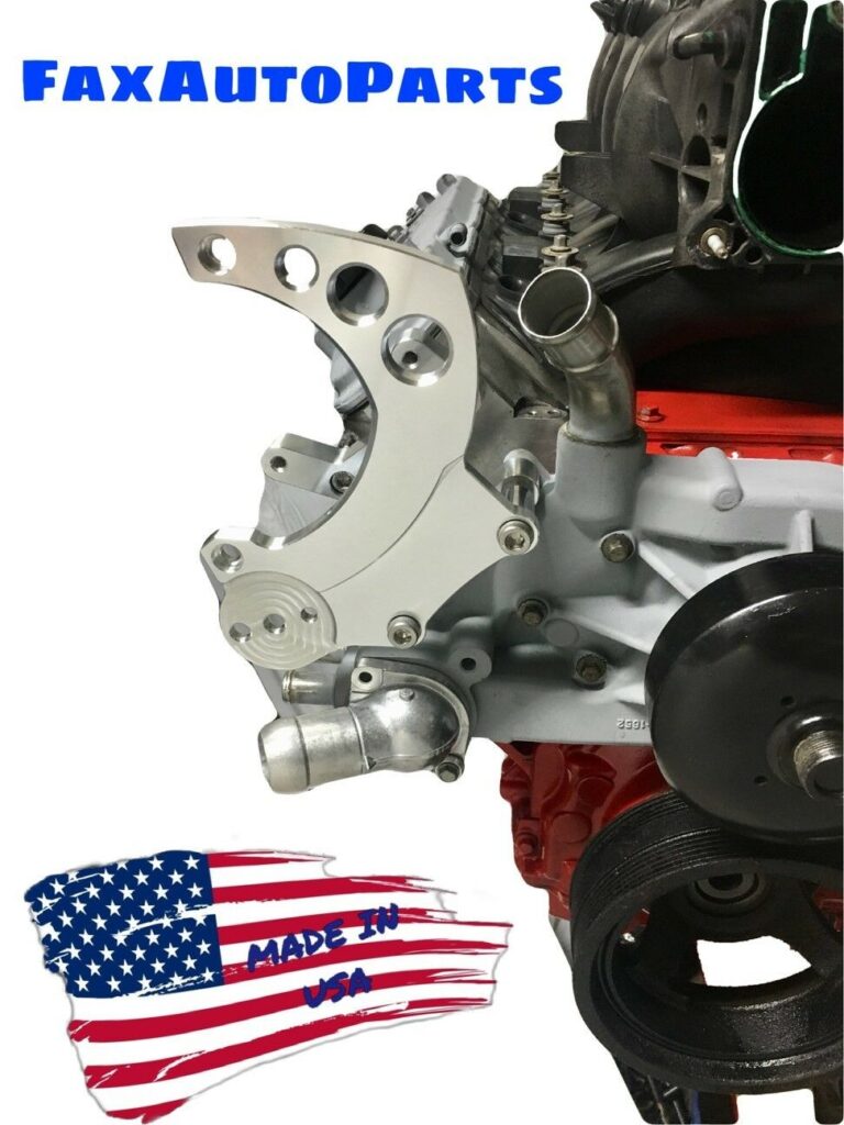 thumbnail image 2 of Faxautopolis LS Swap Alternator & Power Steering Bracket Kit With Belt Tensioner (Aluminum, Part # LS-20151C) 2 of 4