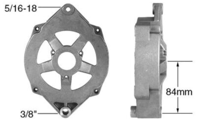 Small Block Chevy V-Belt Kit Alt Only LWP - Image 4