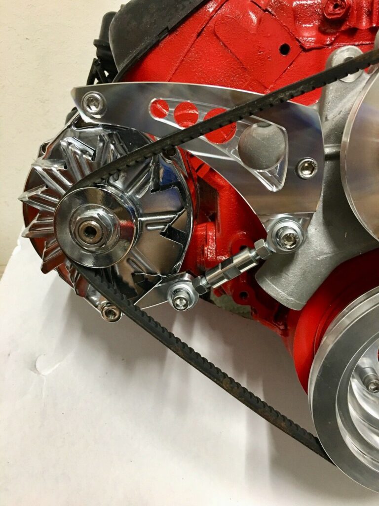 thumbnail image 2 of Big Block Chevy Alternator Bracket – Low Mount Driver Side – BBC Long Water Pump 390 427 454 2 of 4