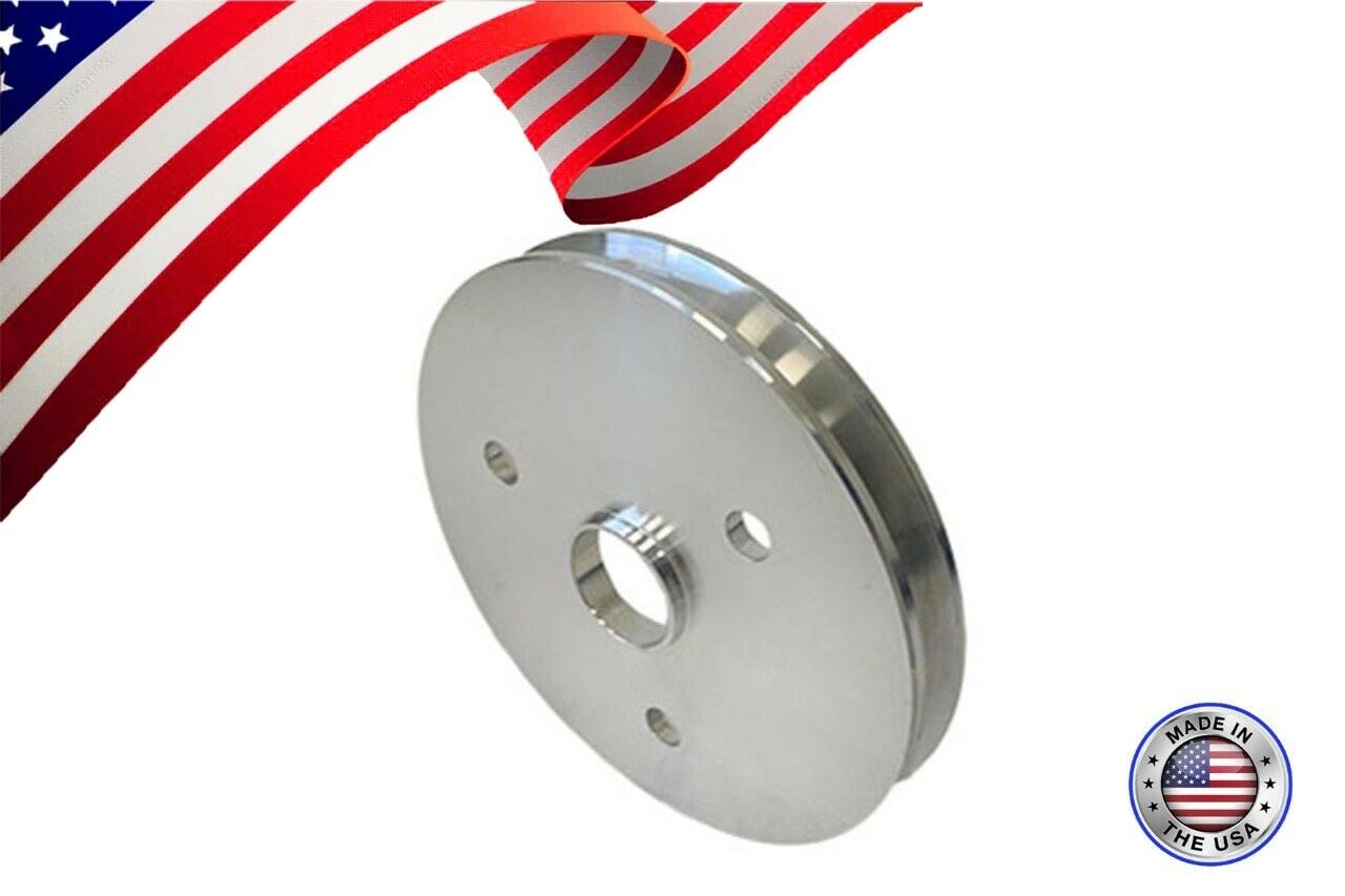 Chrome Water Pump Pulley 1 Groove For Small Block Chevy 283 327 350 – Short Water Pump, California Classic Chrome