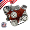 Small Block Chevy Serpentine Pulley Conversion Kit ALT PS LWP - Image 2