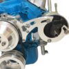 Ford 351W Power Steering Bracket with V-Belt Pulley using  Ford Mustang Corporate PS Pump - Image 5