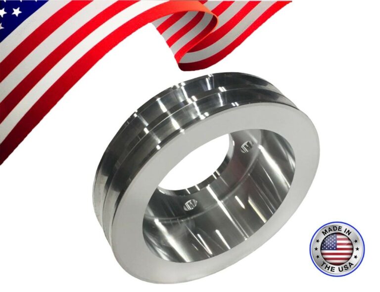 Ford Balancer Spacer — Converts 3-Bolt Harmonic Balancer To 4-Bolt Crank Pulley For 302, 351W, 351C 1 thumbnail image
