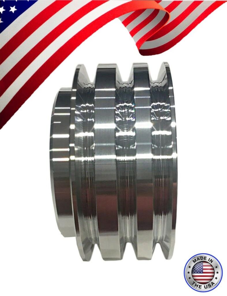 Small Block Ford 289 302 351W 351C Crank pulley 3V Groove 4 Bolt