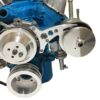 Ford 289 302 Power Steering Bracket with V-Belt Pulley using  Ford Mustang Corporate PS Pump - Image 4