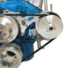 Ford 289 302 Power Steering Bracket with V-Belt Pulley using  Ford Mustang Corporate PS Pump - Image 7