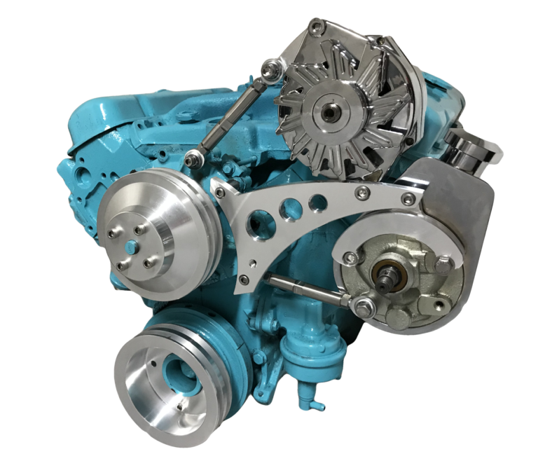 1970 Pontiac Alternator And Power Steering Bracket Diagrams