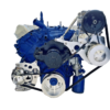 Big Block Ford 429 460 Serpentine Pulley Conversion Kit ALT PS AC EWP - Image 2