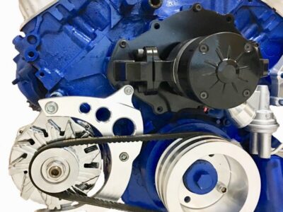 thumbnail interactive-video image 1 of Ford 429 460 Alternator Bracket 429 460 Ford Big Block Alternator Bracket - Compatible With FoMoCo Alternator & Mechanical Water Pump BBF Mechanical Water Pump Bracket 1 of 14