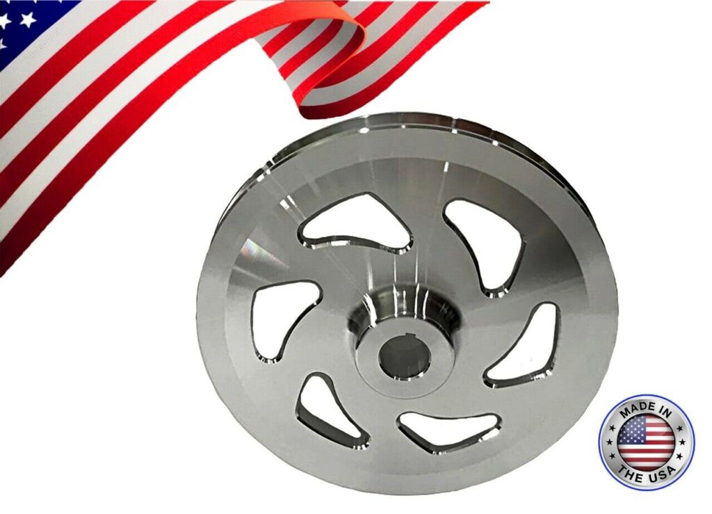 SBC Small Block Chevy Chrome Power Steering Pump + Aluminum Bracket Kit – RSRACING
