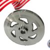 Small & Big Block Chrysler Pontiac Saginaw Power Steering Pulley Press Fit 1V (WORKS WITH CHAP BRACKETS) - Image 4