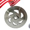 Small & Big Block Chrysler Pontiac Saginaw Power Steering Pulley Press Fit 1V (WORKS WITH CHAP BRACKETS) - Image 2