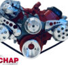 Big Block Chevy Serpentine Pulley Conversion Kit ALT PS AC LWP BBC 396 427 454