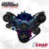 LS LS1 LS2 LS3 LS6 Serpentine Pulley Kit ALT PS AC Camaro Style Balancer BLACK