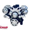 Ford FE Serpentine Pulley Kit 390 427 428 ALT A/C All Inclusive - Image 4