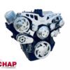 Ford FE Serpentine Pulley Kit 390 427 428 ALT A/C All Inclusive - Image 2