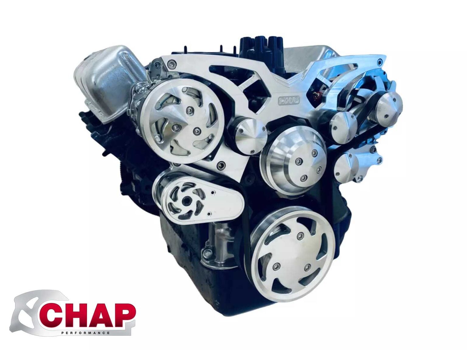 Ford FE Serpentine Pulley Kit 390 427 428 ALT A/C All Inclusive - Chap ...