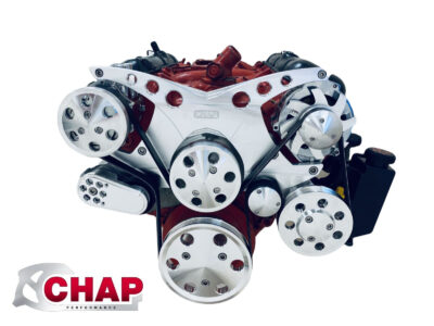 Big Block Chevy Serpentine Pulley Conversion Kit ALT PS AC