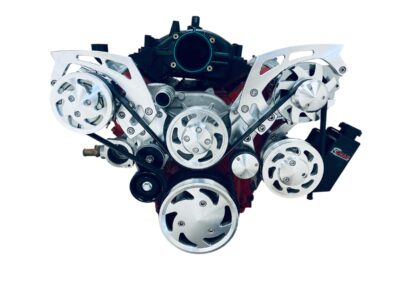 LS Serpentine Pulley Kit ALT PS AC Truck Style Balancer