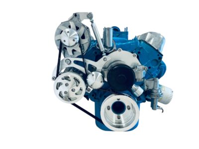 Ford 5.0L & 5.8L Serpentine Conversion Kit - Alternator & A/C using electric WP
