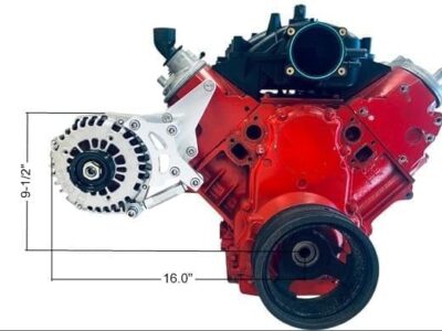 LS TRUCK Alternator Bracket Using Electric or Remote Water Pump