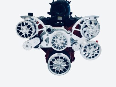 LS 8 Ribs Serpentine Pulley Kit ALT PS AC Camaro Style Balancer