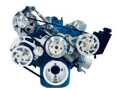 Ford 289 302 351W Serpentine Pulley Kit AC ALT PS