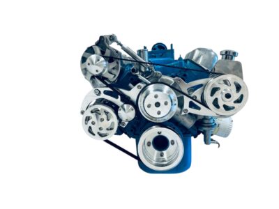 Ford 289 302 351W Serpentine Pulley Kit AC ALT PS