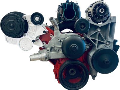LS AC Bracket using R4 Compressor Truck Balancer HEAVY DUTY TENSIONER