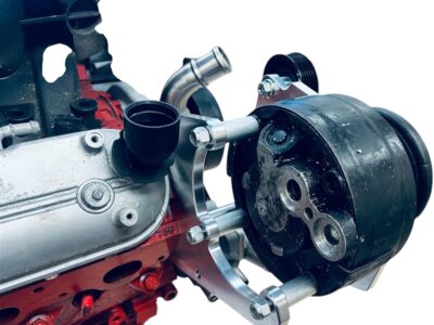 LS AC Bracket using R4 Compressor Camaro Balancer HEAVY DUTY TENSIONER