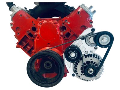 LS  Alternator Bracket Using Electric or Remote Water Pump Corvette spacing