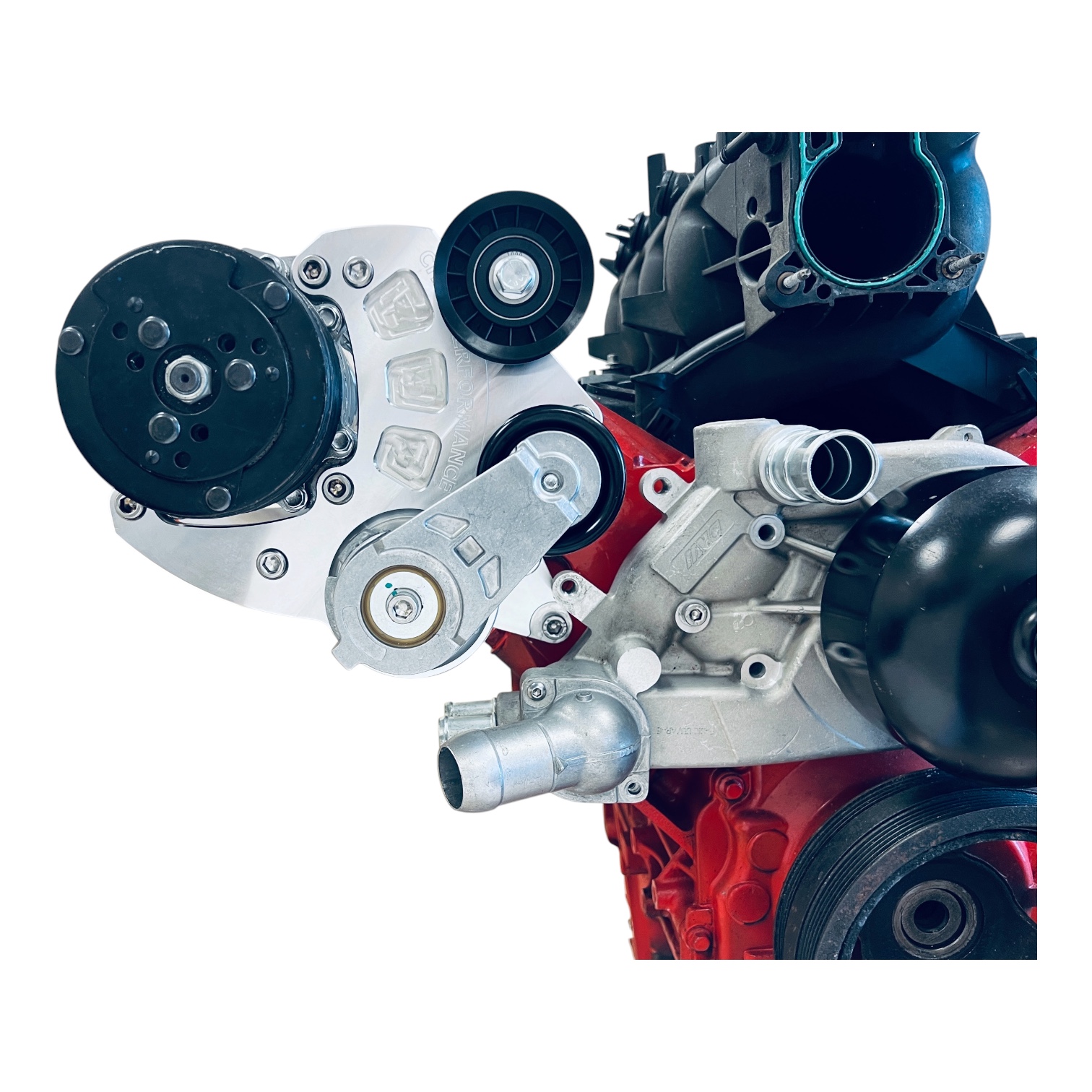 LS Camaro A/C Bracket using 508 Compressor with Heavy Duty Tensioner - Image 3